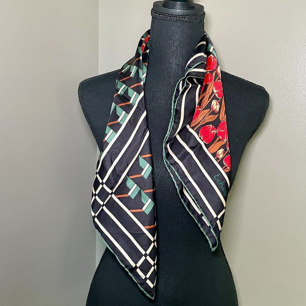 ECHO Vintage Tulip Scarf - 100% Silk